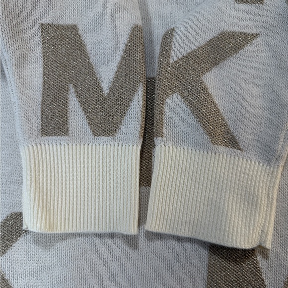 Michael Kors All-Over Logo Crewneck Sweater Size XS - Picture 9 of 14